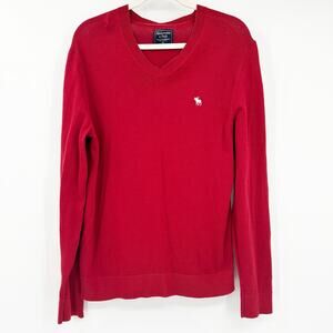 Abercrombie & Fitch A&F Mens Vintage Preppy 100% Pima Cotton Knit Sweater Size M